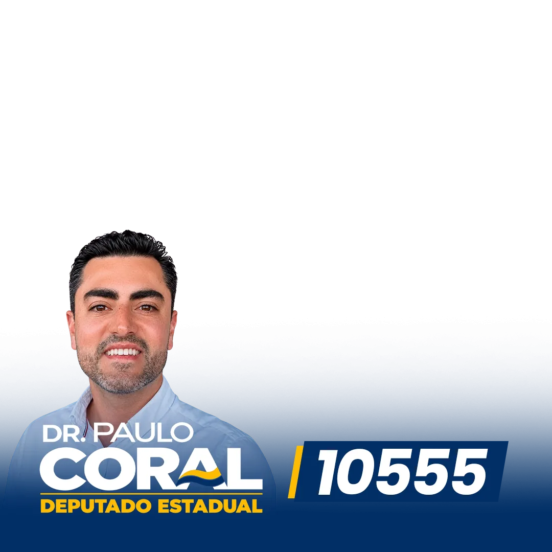 Dr. Paulo Coral, candidato a Deputado Estadual por Santa Catarina, número 10555